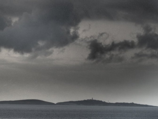 Monyague Island, stormy morning